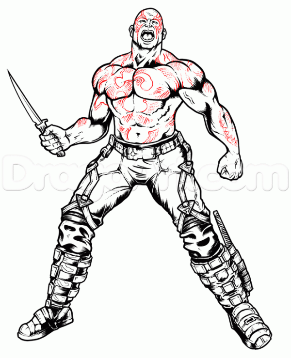 Guardians of the galaxy coloring pages printable for free download