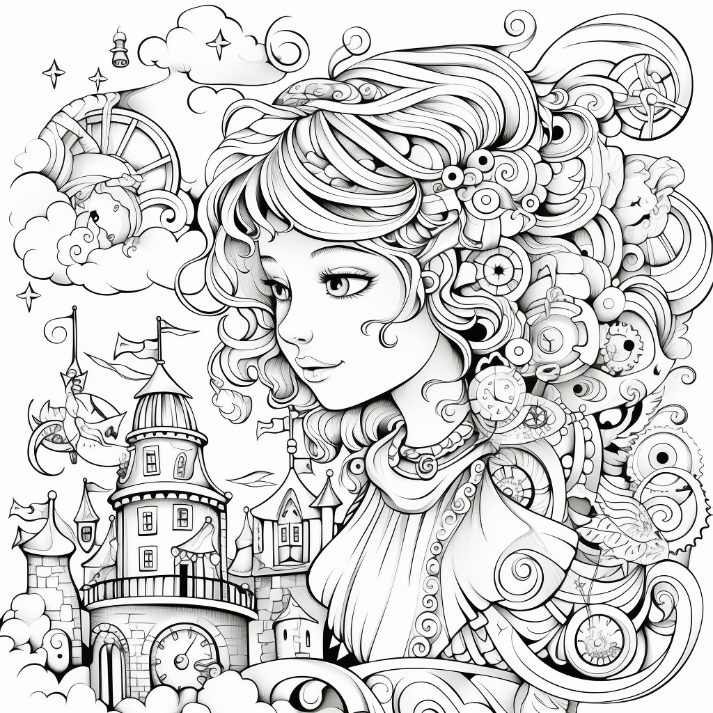 Dream coloring pages
