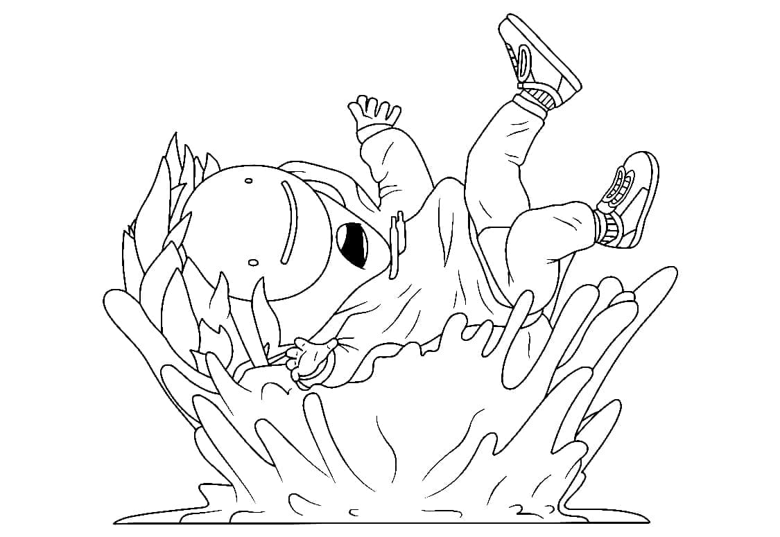 Free dream smp coloring page