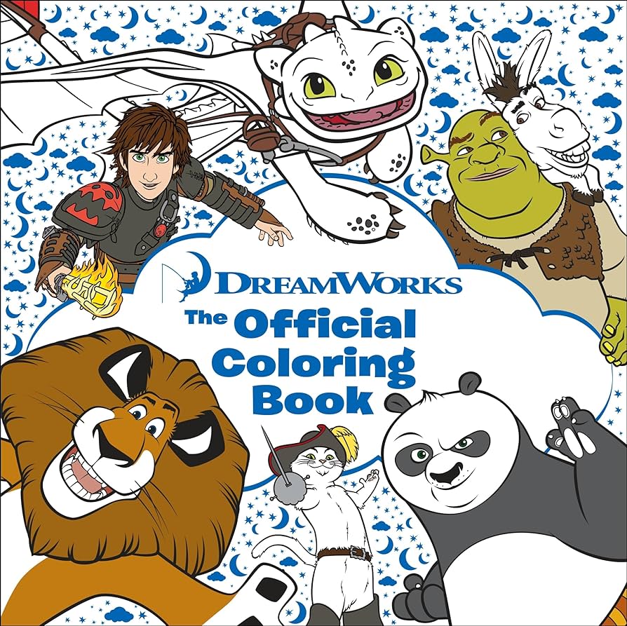 Dreamworks the official loring book adult loring book random house books