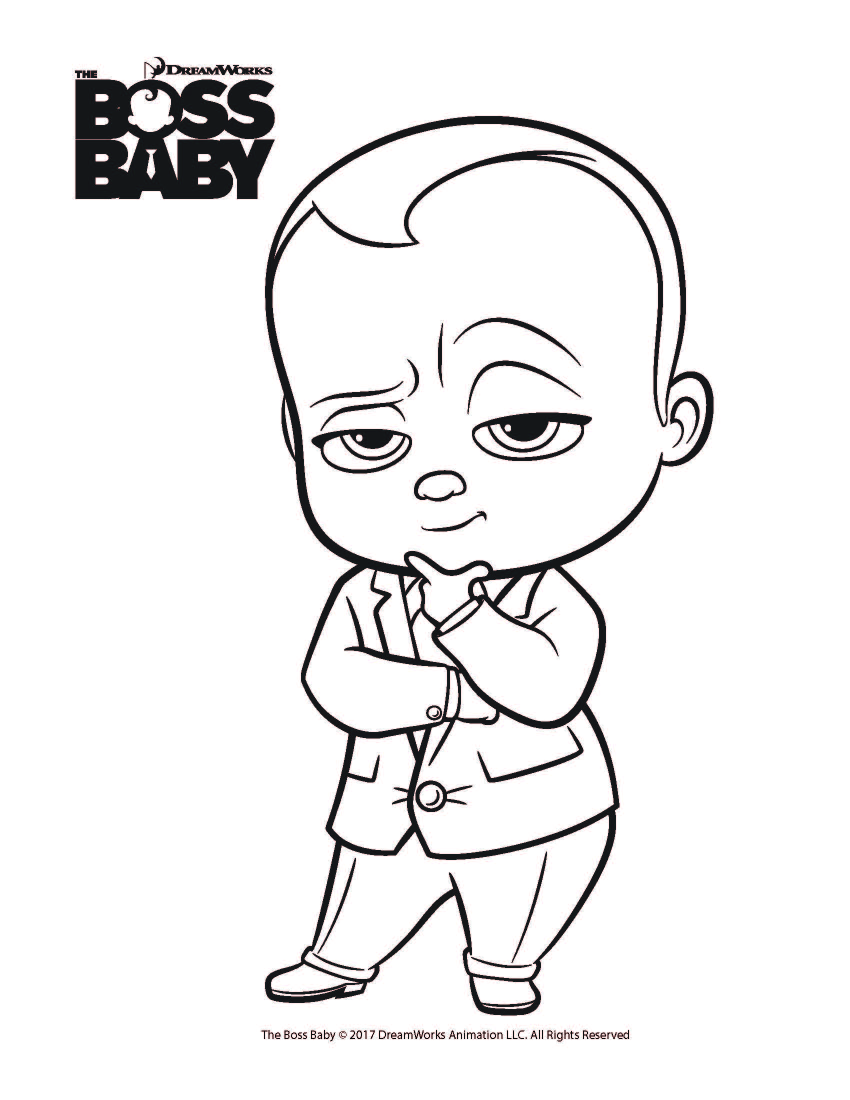 Boss baby printables free coloring printables for the boss baby