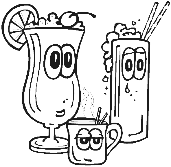 Drinks coloring pages crafts and worksheets for preschooltoddler and kindergarten