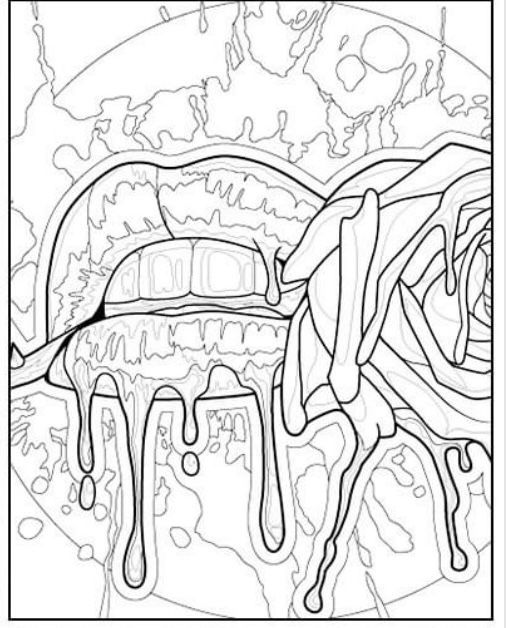 Pin by michaela minter on adult coloring book art detailed coloring pages cartoon coloring pages witch coloring pages