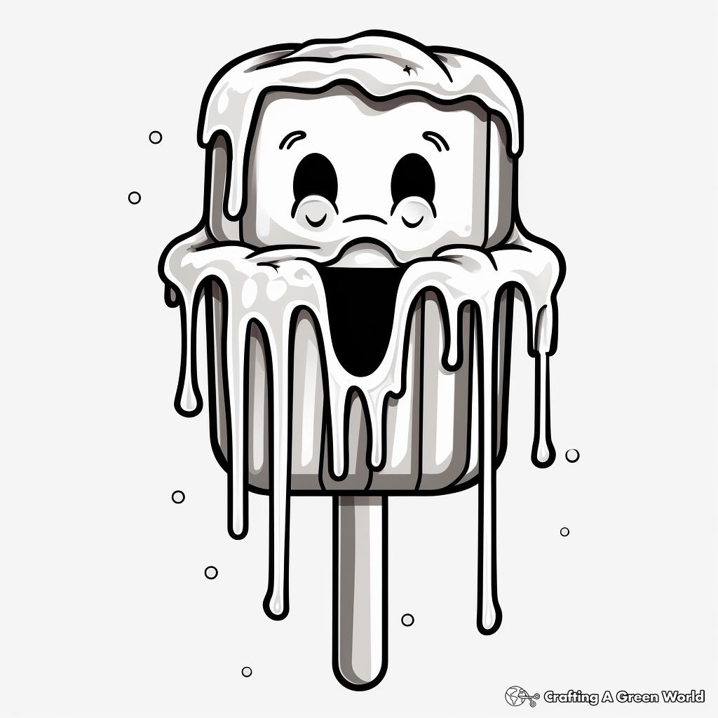 Popsicle coloring pages