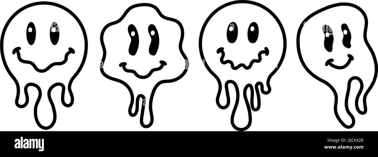 Smiley black and white stock photos images