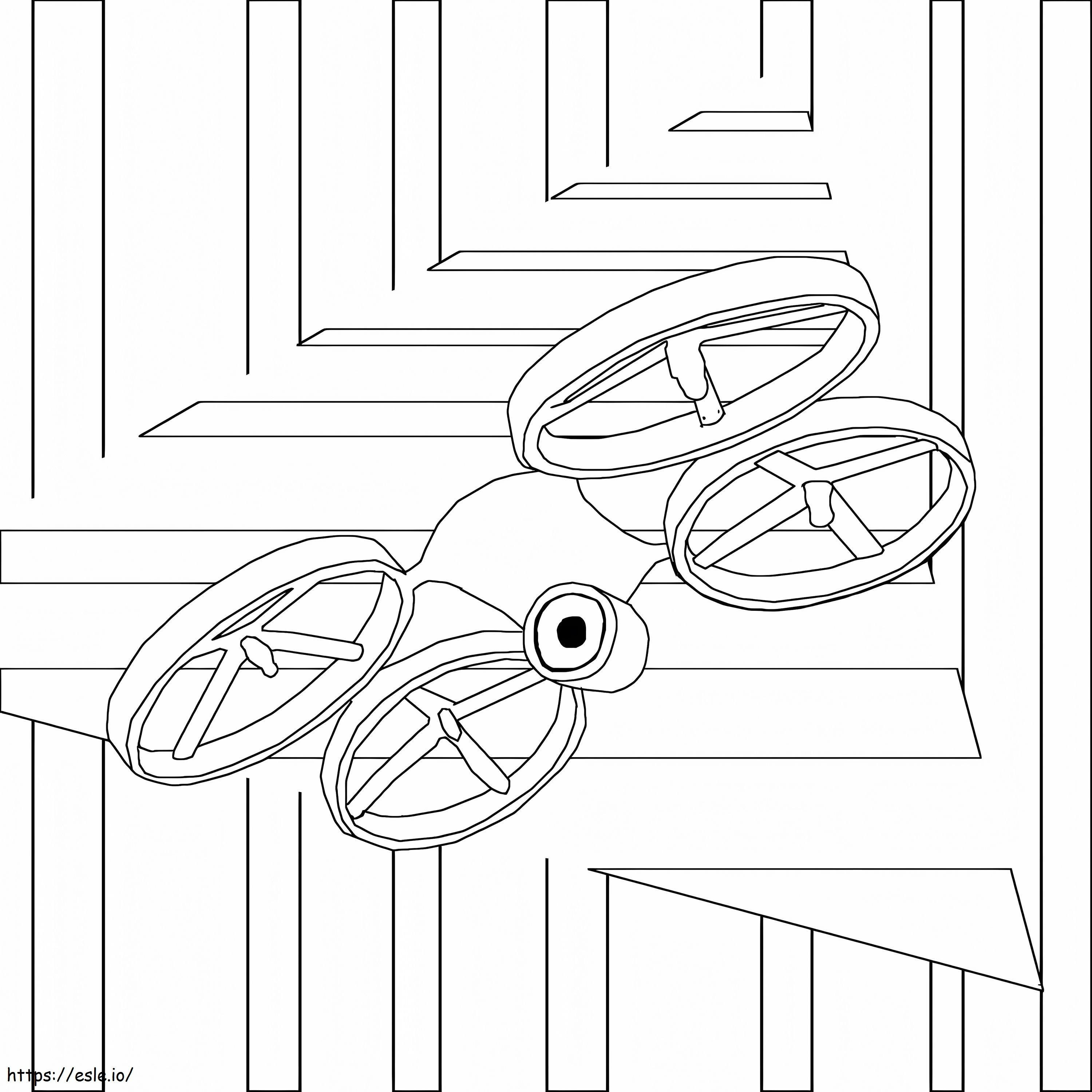 Free drone coloring page