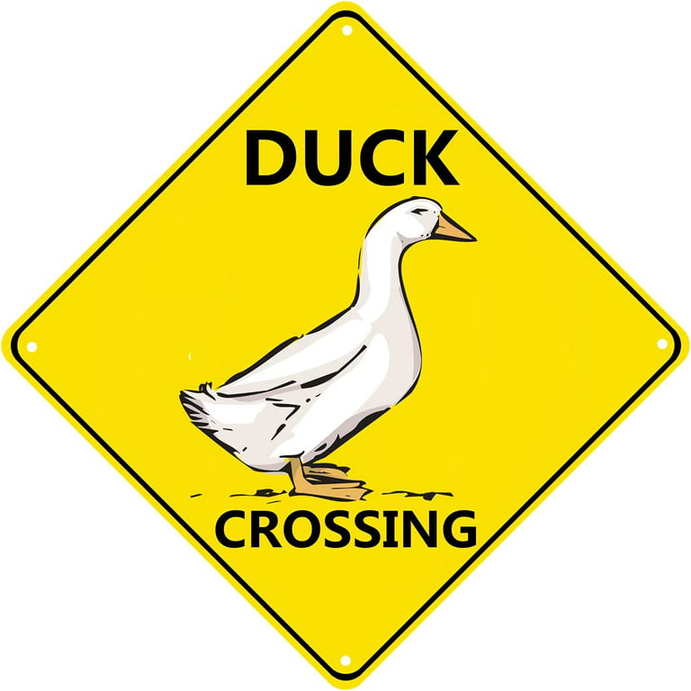 Duck crossing signs