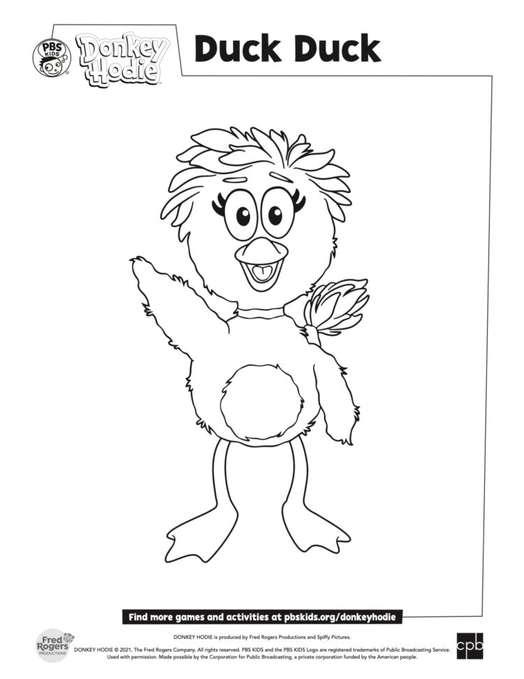 Duck duck coloring page kids coloring pages kids for parents