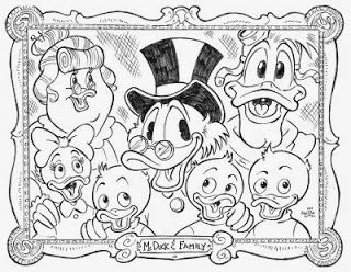 Ducktales coloring pages