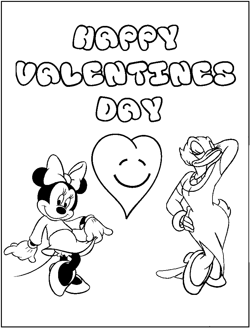 Free printable valentine coloring pages for kids