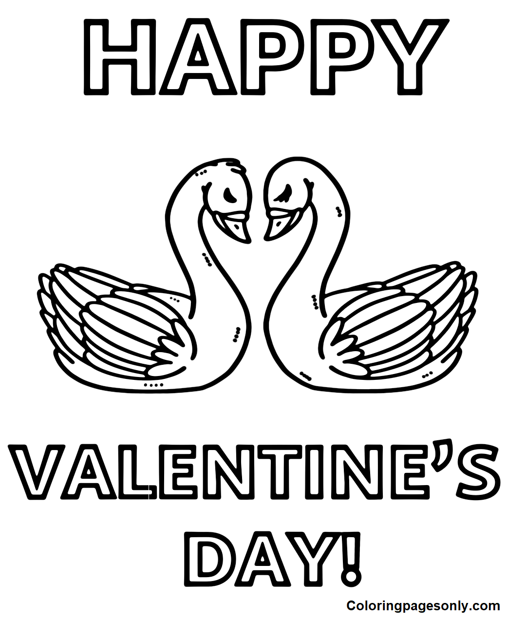 Valentines day cards coloring pages printable for free download