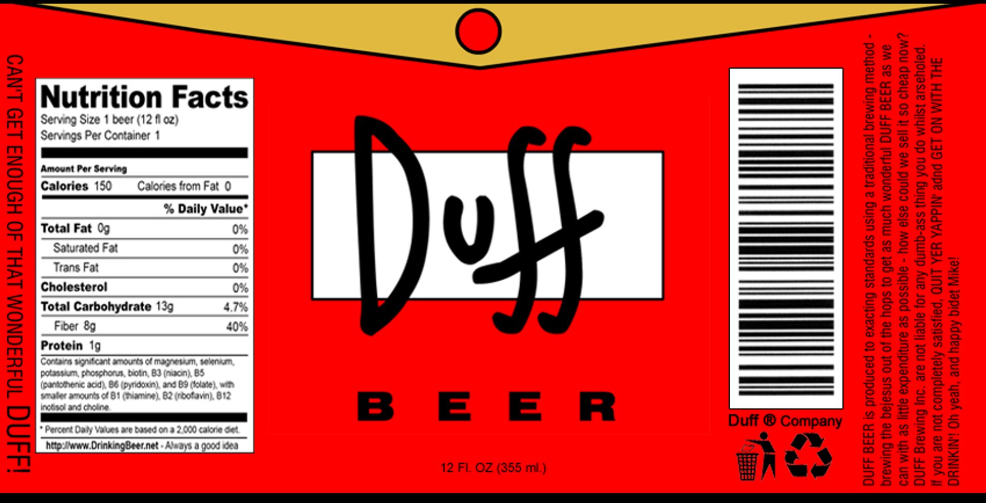 Free ds model simpsons duff beer