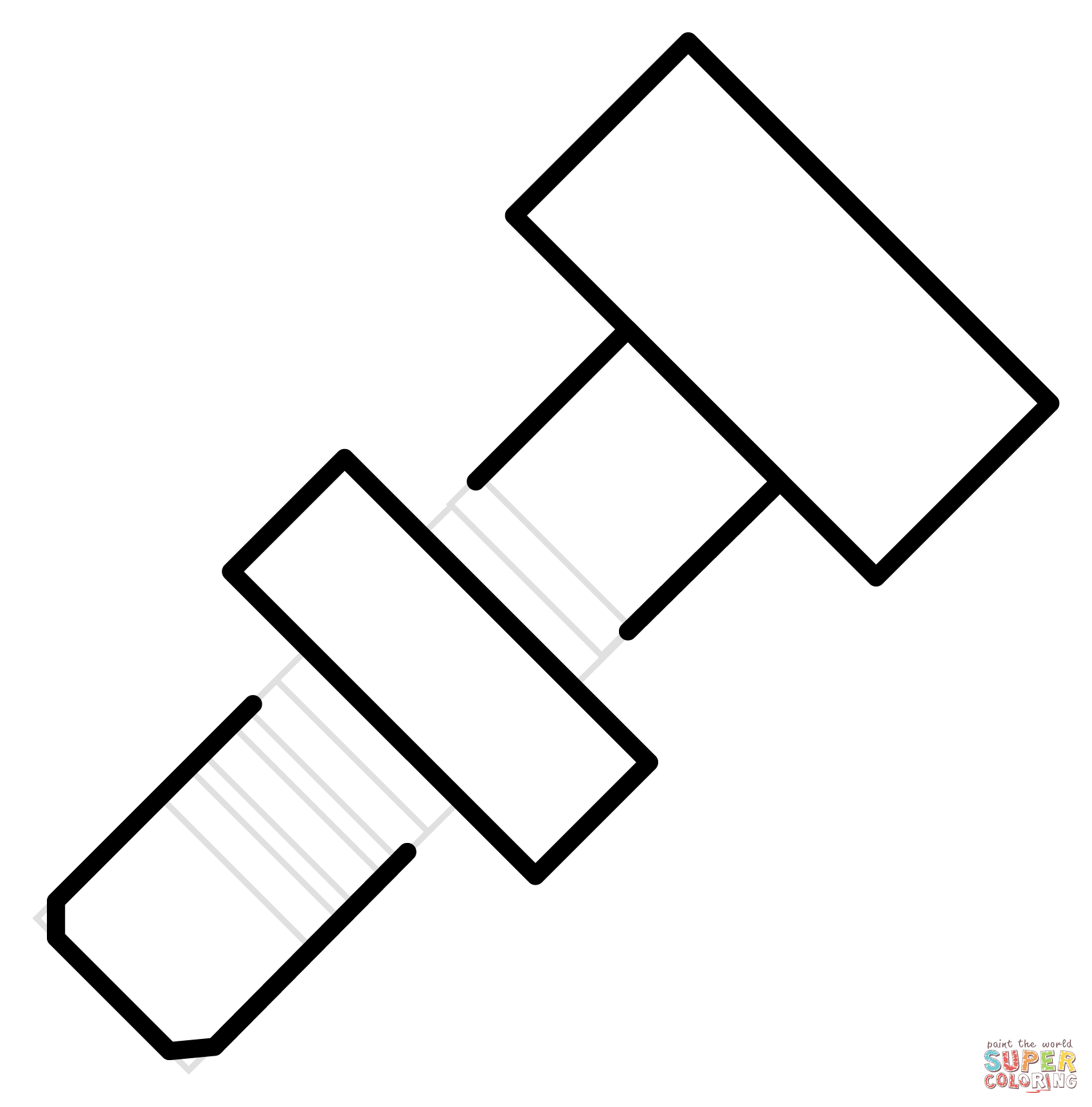 Nut and bolt emoji coloring page free printable coloring pages