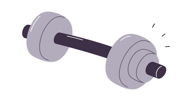 Page dumbbell exercise vectors illustrations for free download