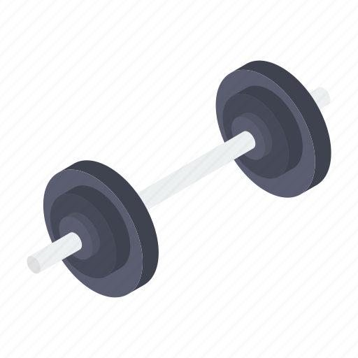 Barbell barbells dumbbells fitness halteres weight lifting icon