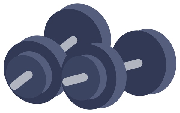 Thousand cartoon dumbell royalty