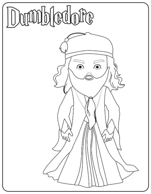 Harry potter printable coloring pages for kids