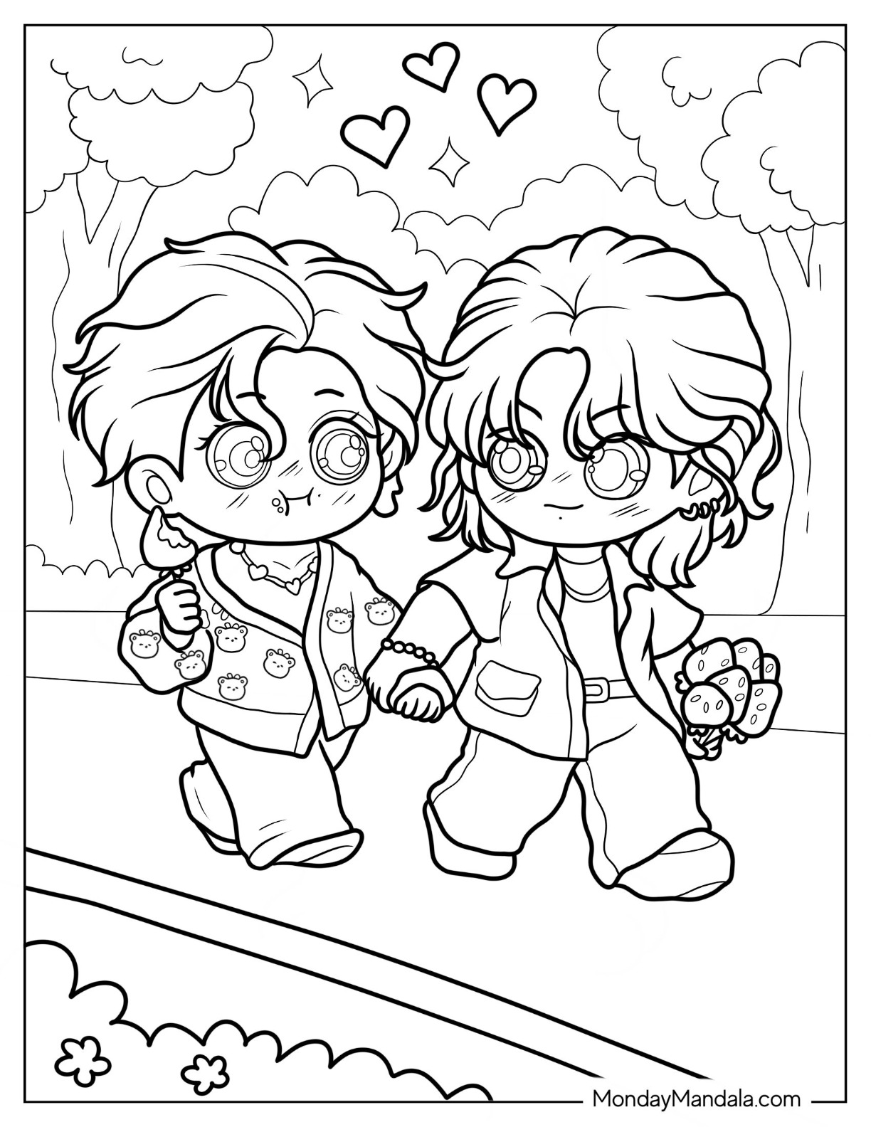 Cute coloring pages free pdf printables