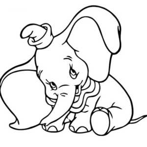 Dumbo coloring pages printable for free download