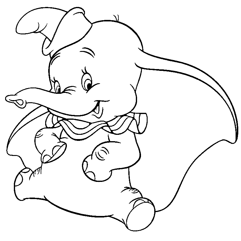 Dumbo coloring pages printable for free download