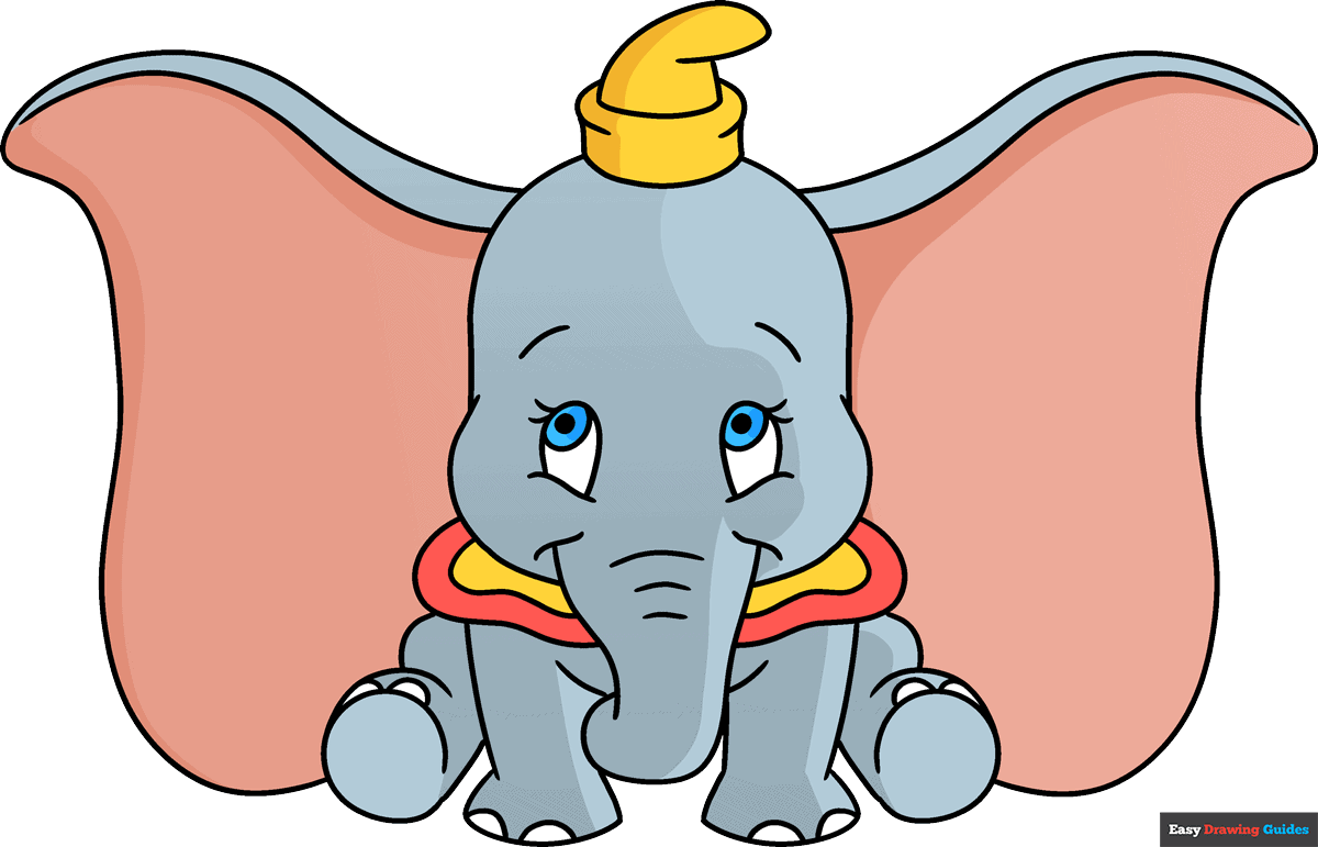 How to draw dumbo