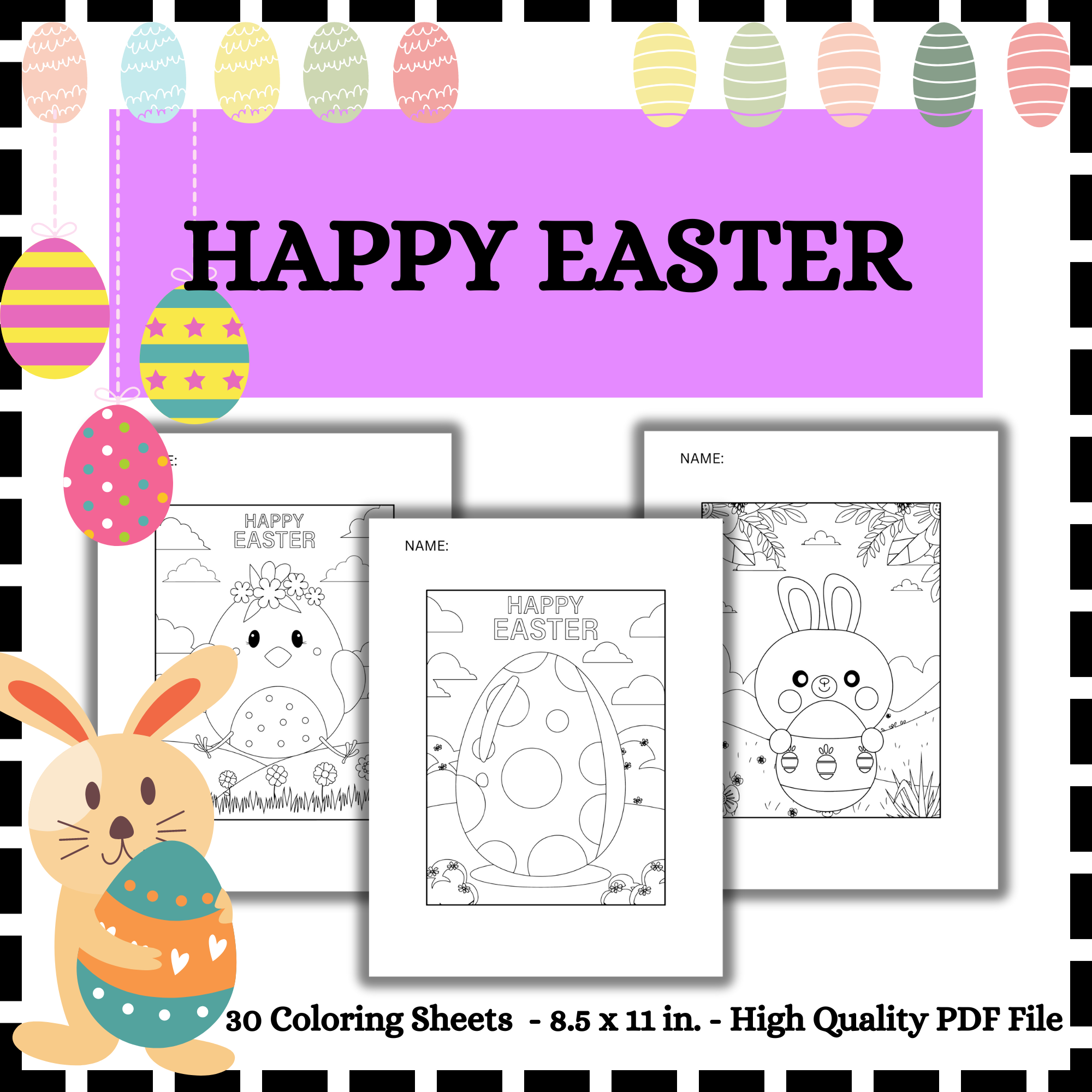 Easter coloring sheets easter coloring pages made by teachers