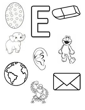 Letter e coloring page alphabet worksheets preschool kids bible study activities preschool letters