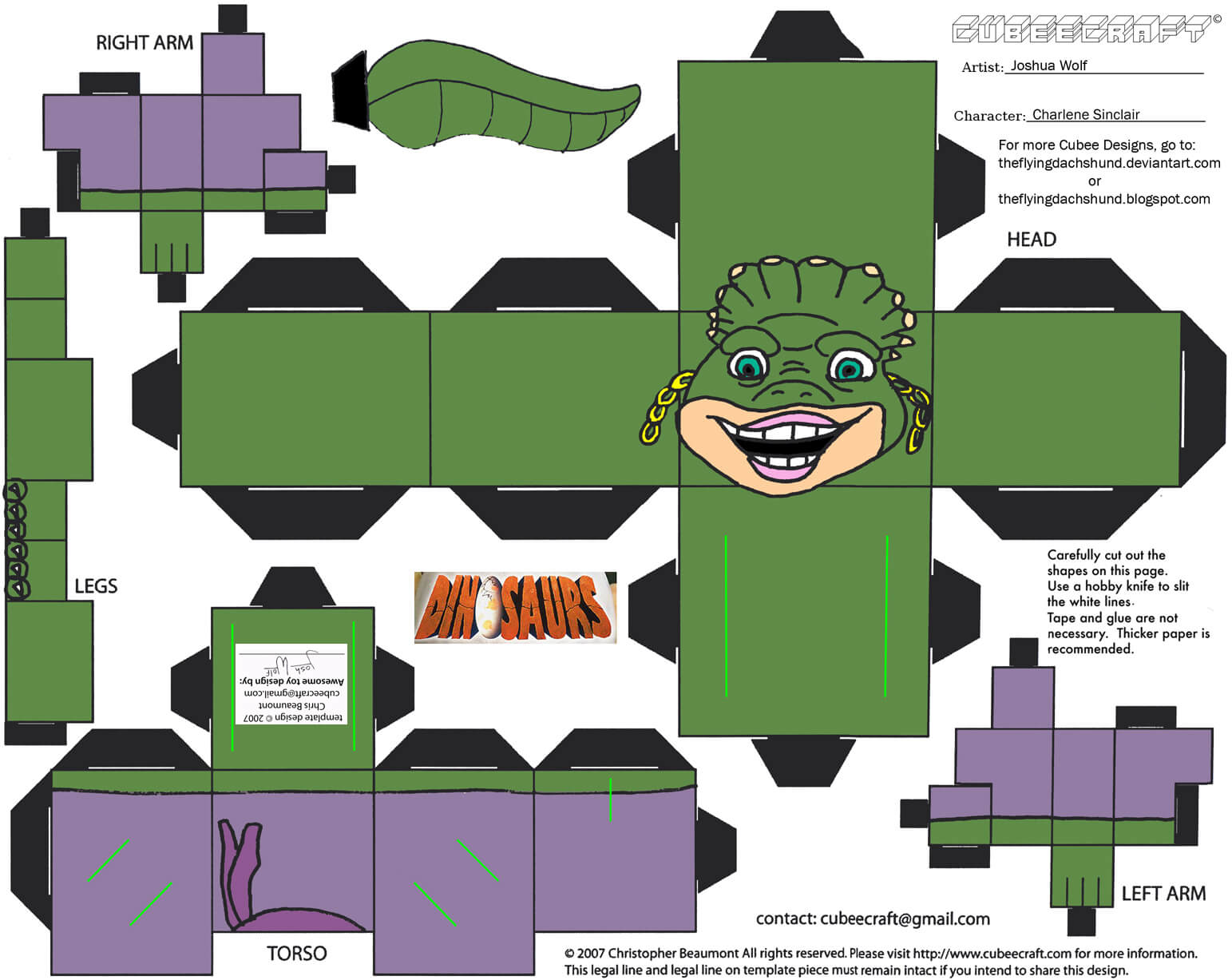 Charlene sinclair paper toy free printable papercraft templates