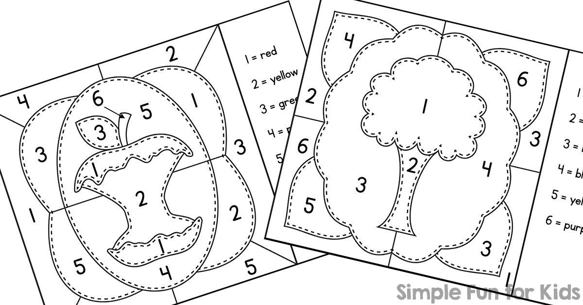 Earth day color by numbers mini coloring pages