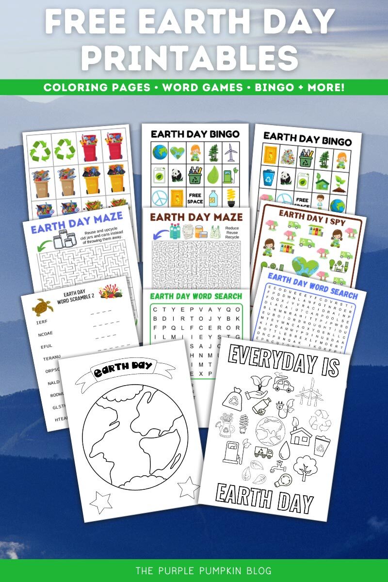 Free earth day printables