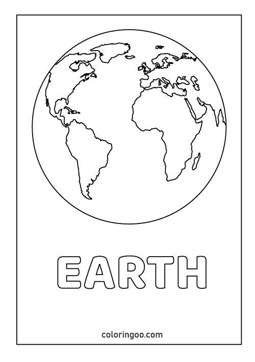 Earth coloring pages pdf earth coloring pages planet coloring pages coloring pages