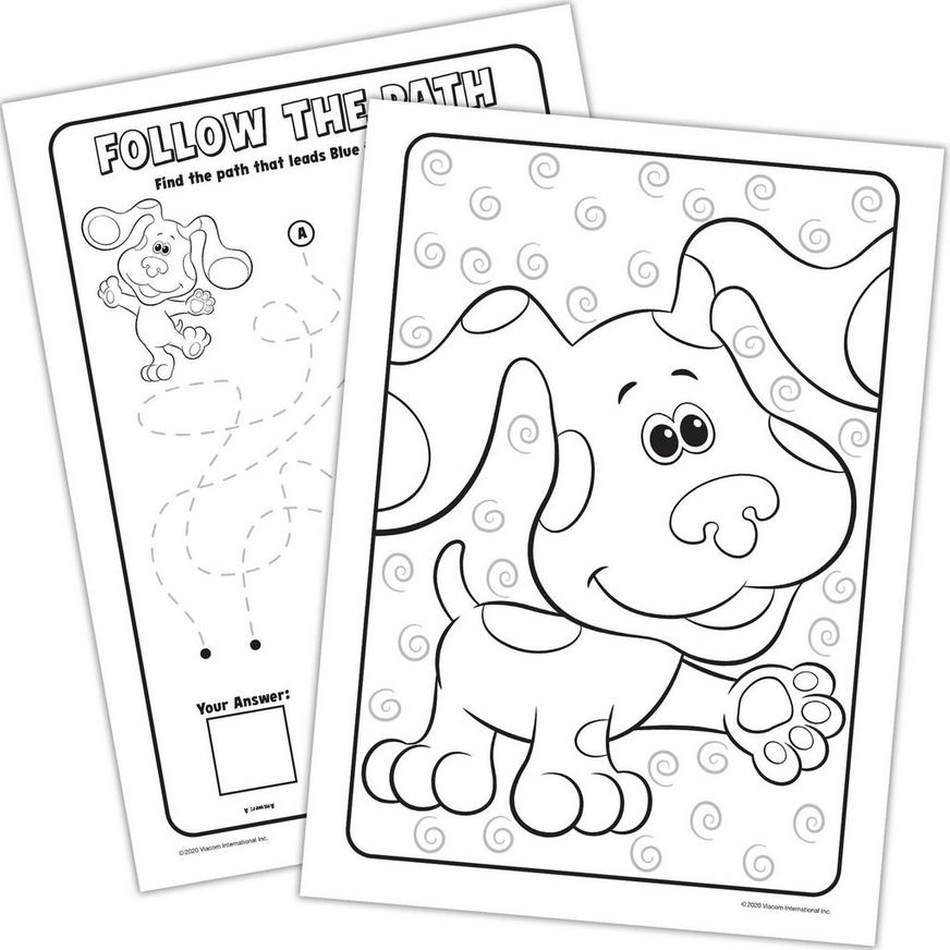Blues clues you jumbo paper coloring activity book in x in party city