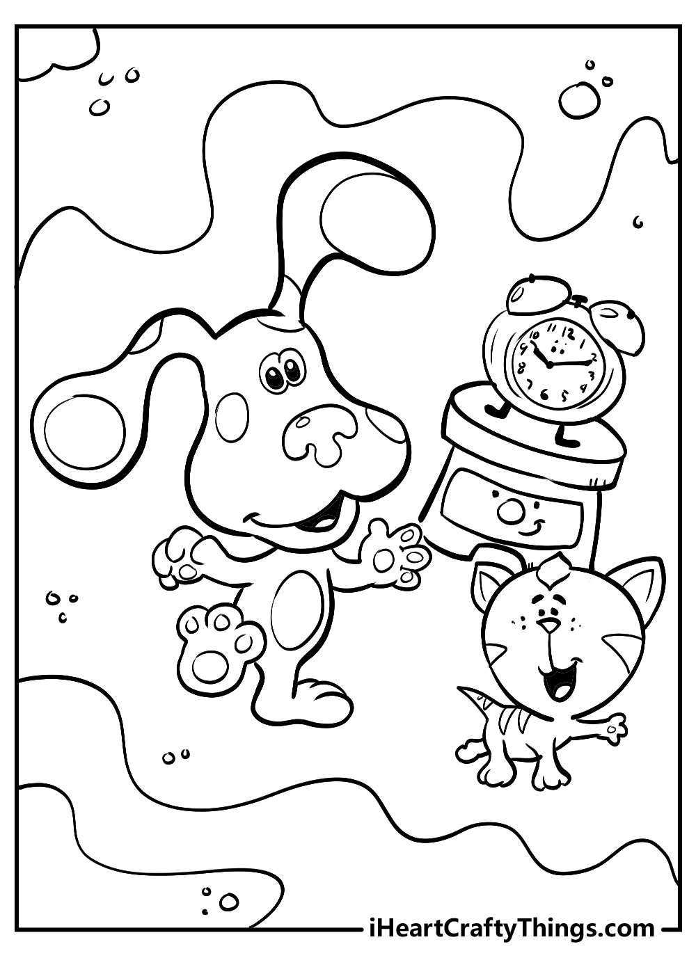 Printable blues clues coloring pages updated