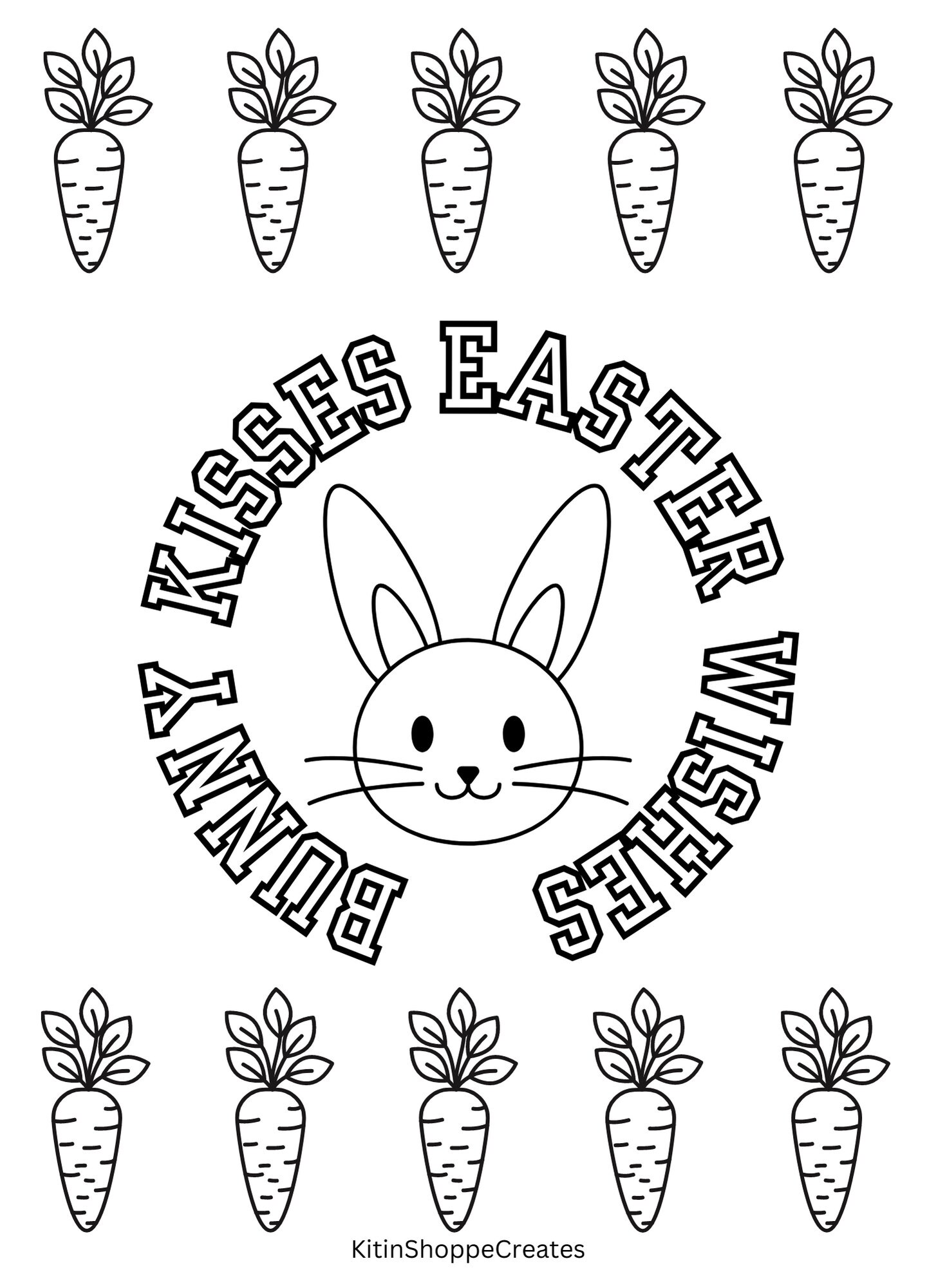 Easter colouring pages for kids