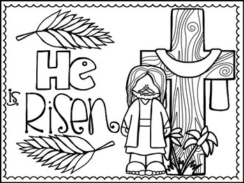 Easter coloring pages by jannysue tpt