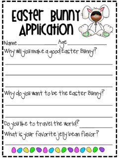 Who wants to be the easter bunny other fun easter writing prompts â
