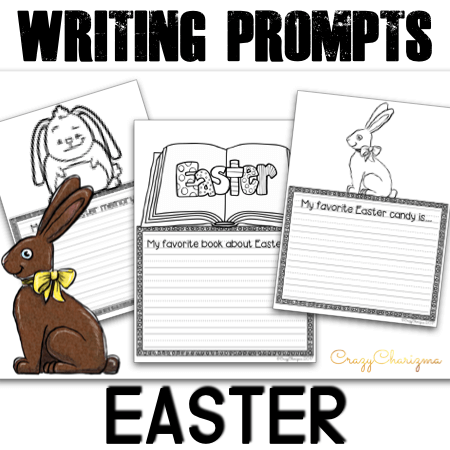 Easter writing prompts for kindergarten