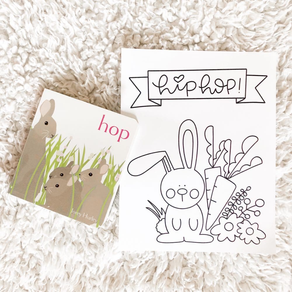 Free easter coloring page printable