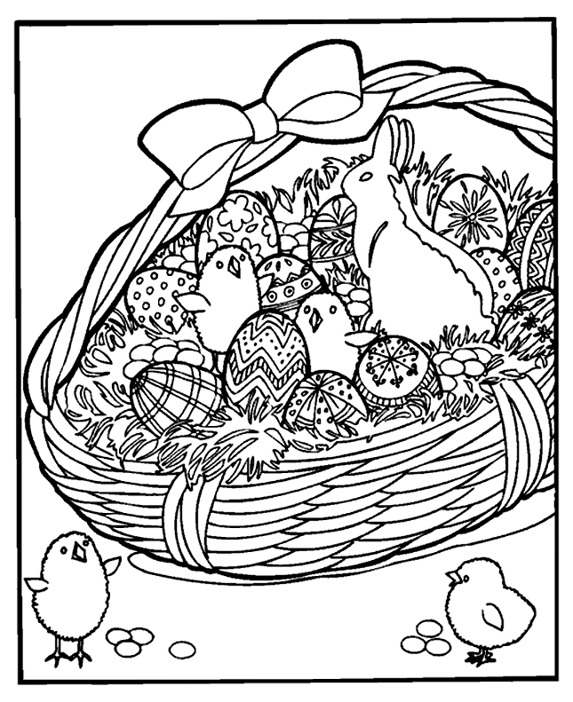Easter basket on crayola free easter coloring pages crayola coloring pages easter coloring pages