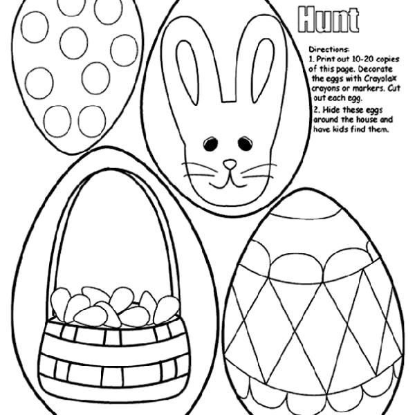 Easter egg louring pages day out with the kids