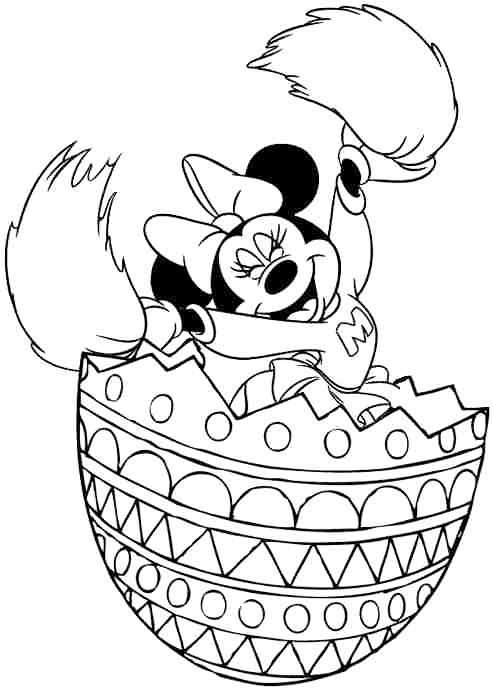 Free printable easter egg coloring pages for kids