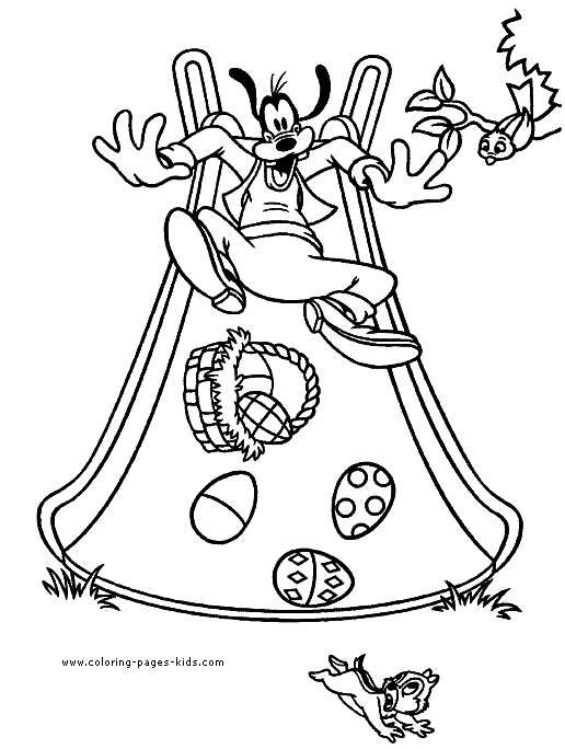 Easter coloring printable for kids