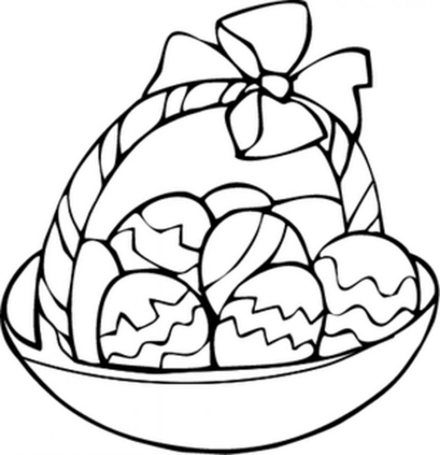 Egg basket coloring page â the wayne stater