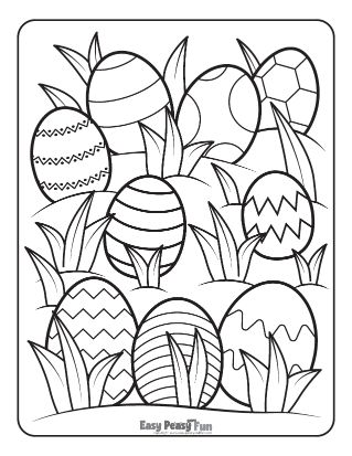 Easter egg coloring pages â printable coloring pages