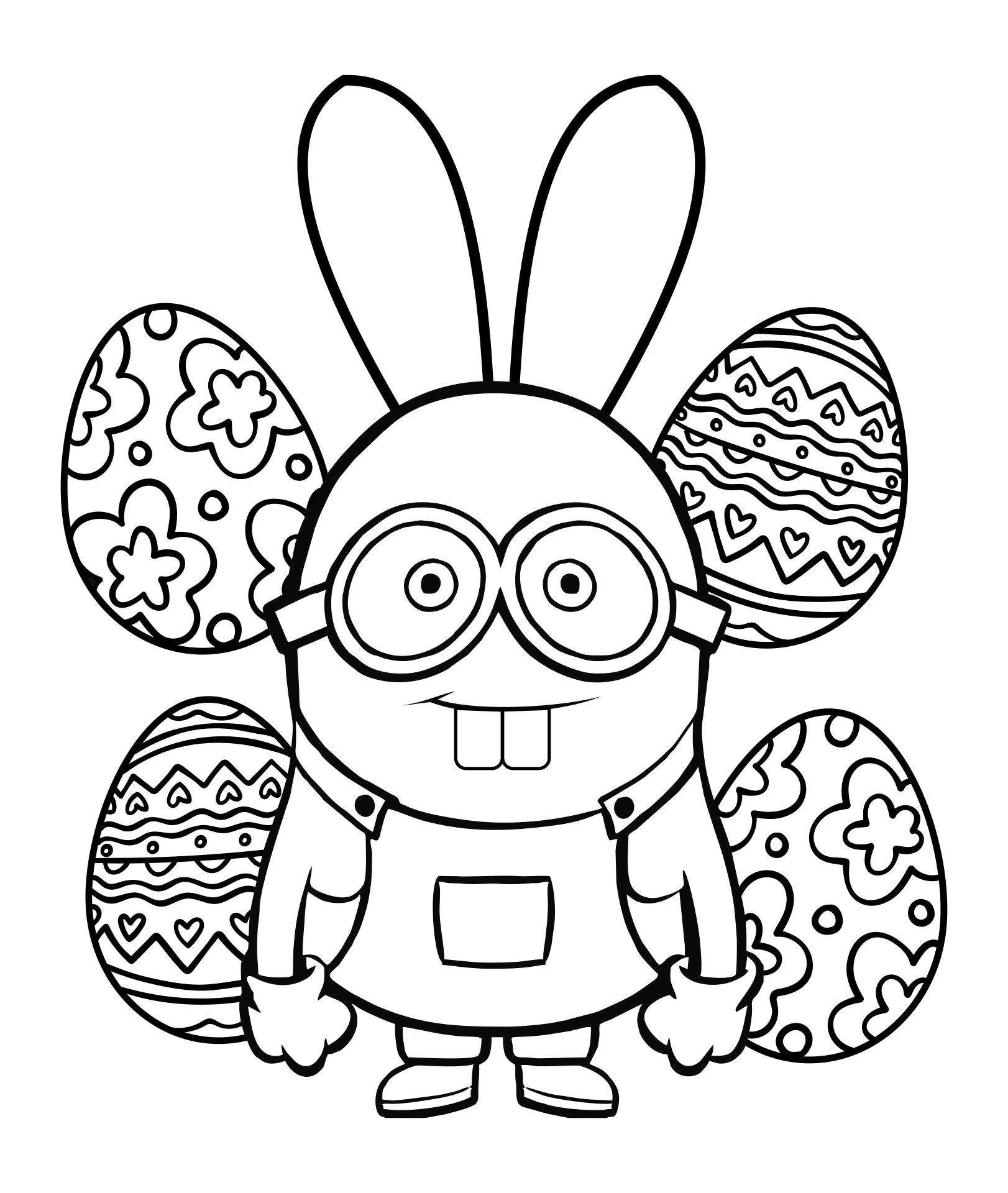 Best easter printable coloring pages minions pdf for free at