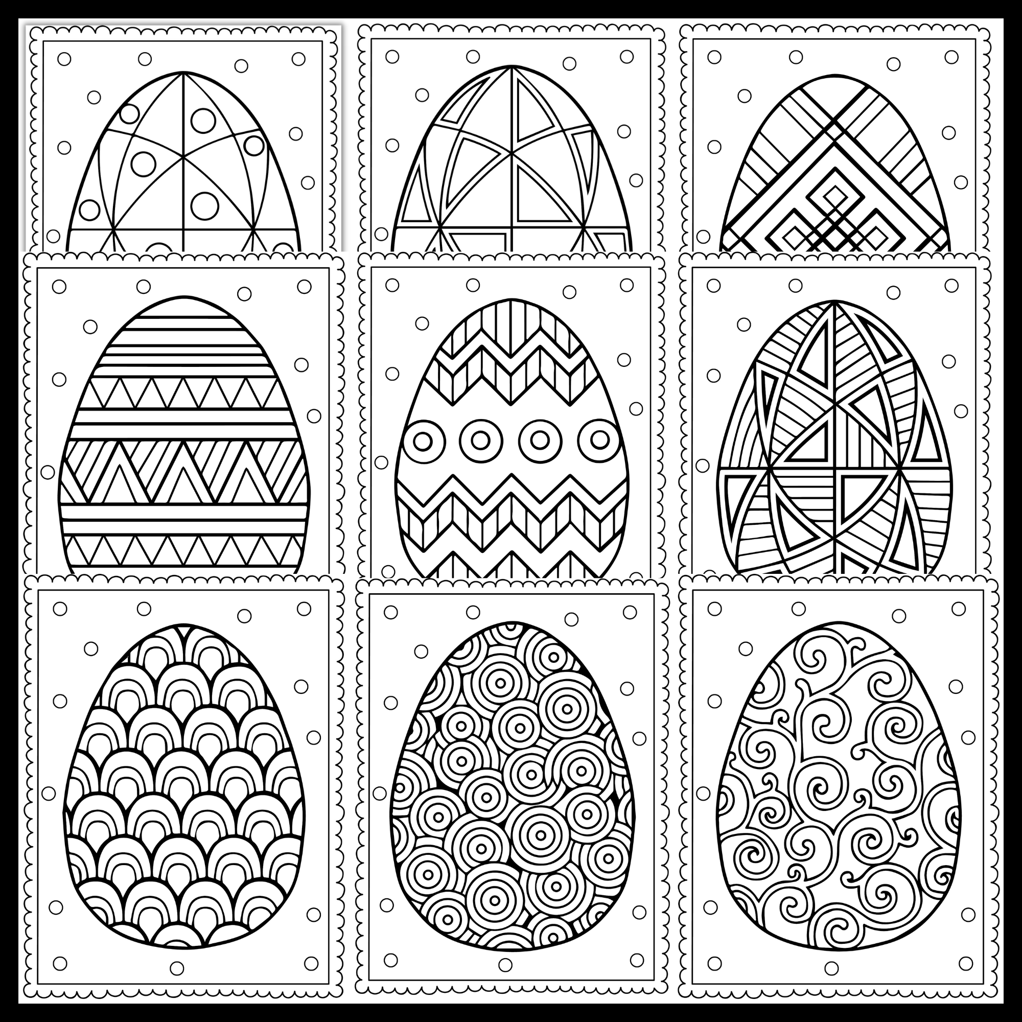Easter egg coloring pages easter coloring pages easter coloring sheets made by teachers