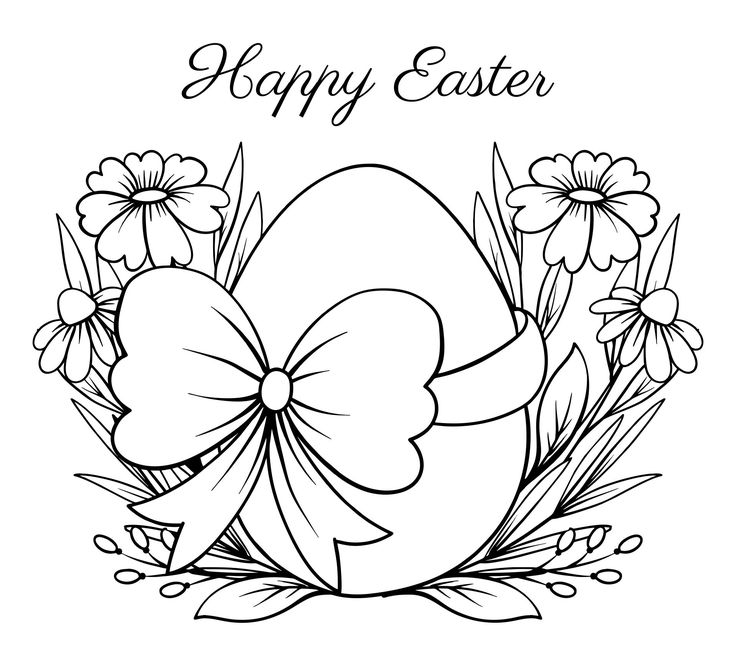 Best printable easter flowers pdf for free at printablee easter flowers easter coloring pages easter colouring