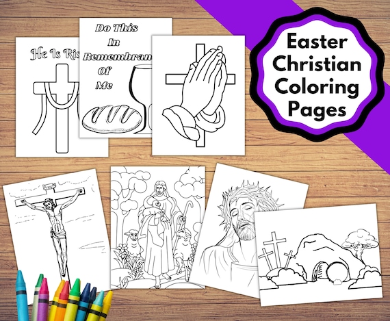 Printable easter coloring sheets christian coloring pages church coloring pages jesus coloring pages