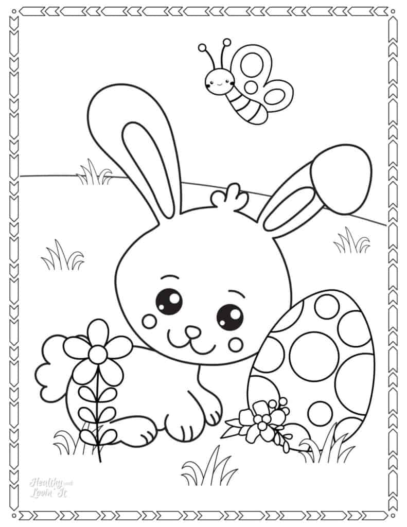 Easter coloring activity macaroni kid