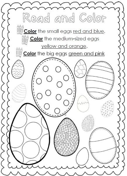 Easter reading and writing worksheets distance learning easter kindergarten easter readings easter worksheets